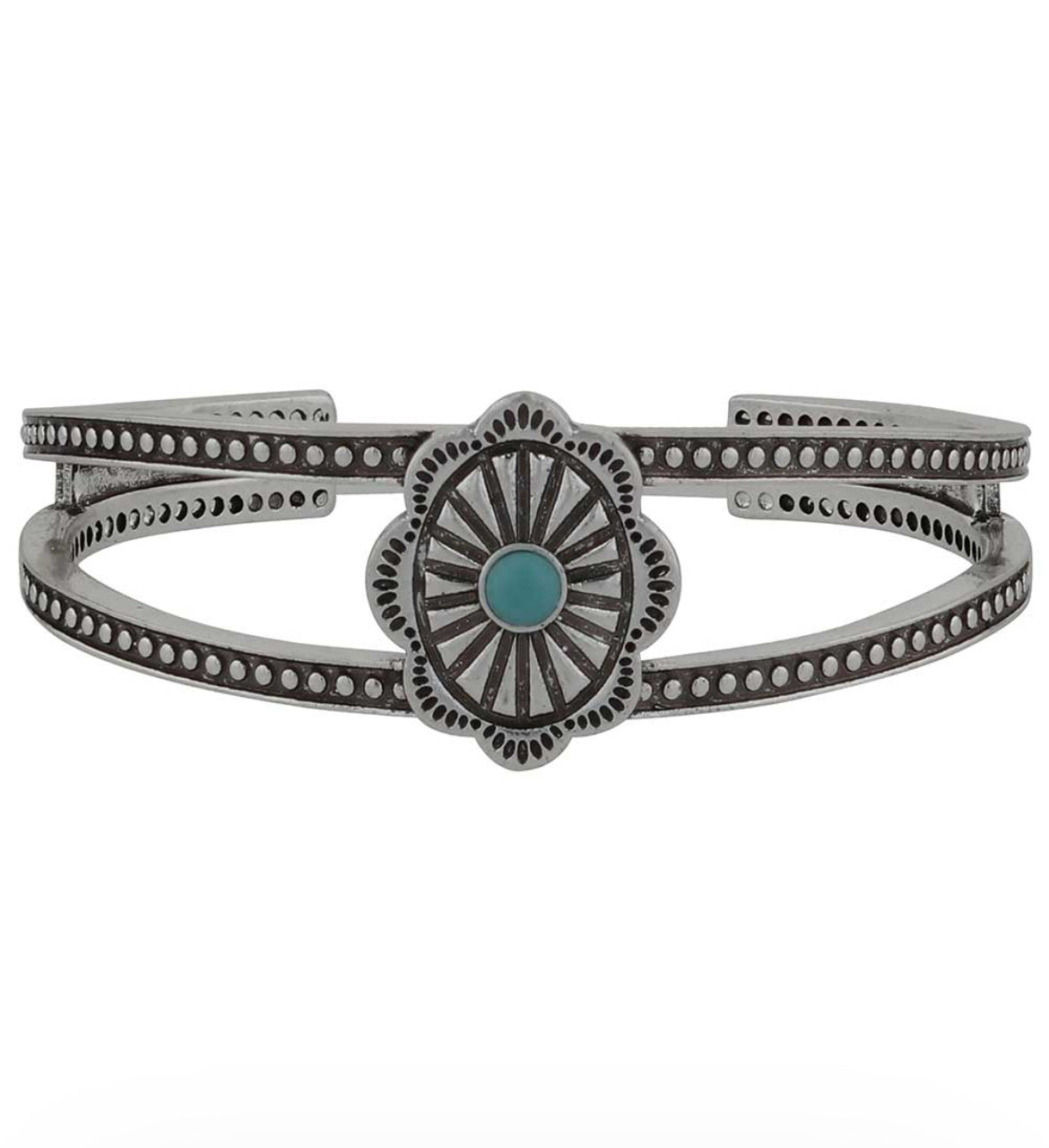 Turquoise Concho Cuff