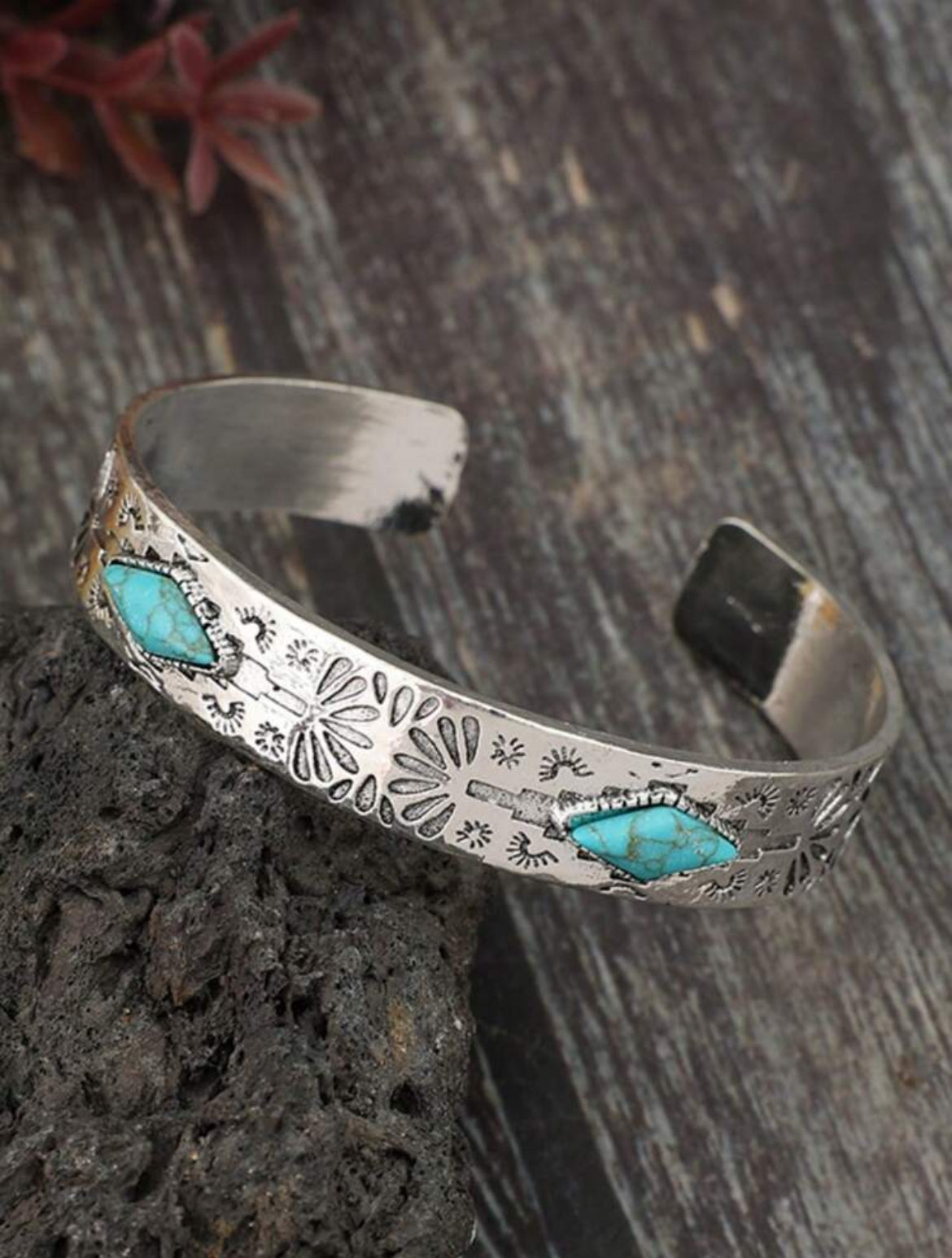 Faux Silver Cuff