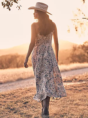 Western Tank Wrangler Maxi Dress