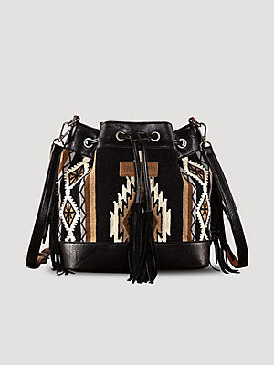 Leather Wrangler Bucket Bag