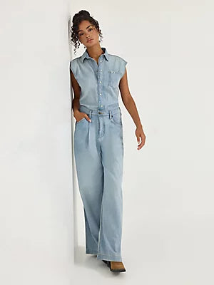 Denim Wrangler Sleeveless One-Piece