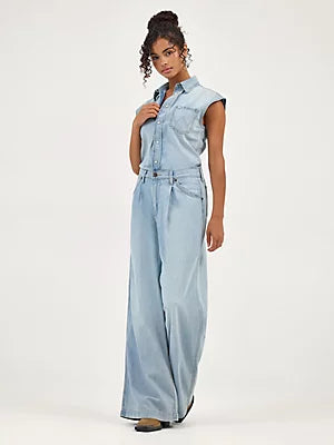 Denim Wrangler Sleeveless One-Piece