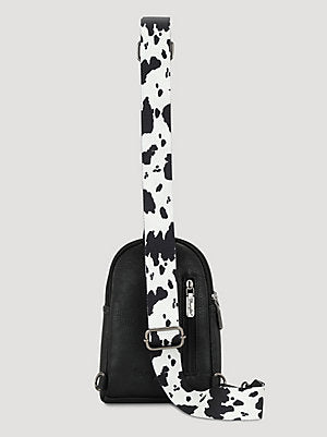 Cow Print Wrangler Sling Bag